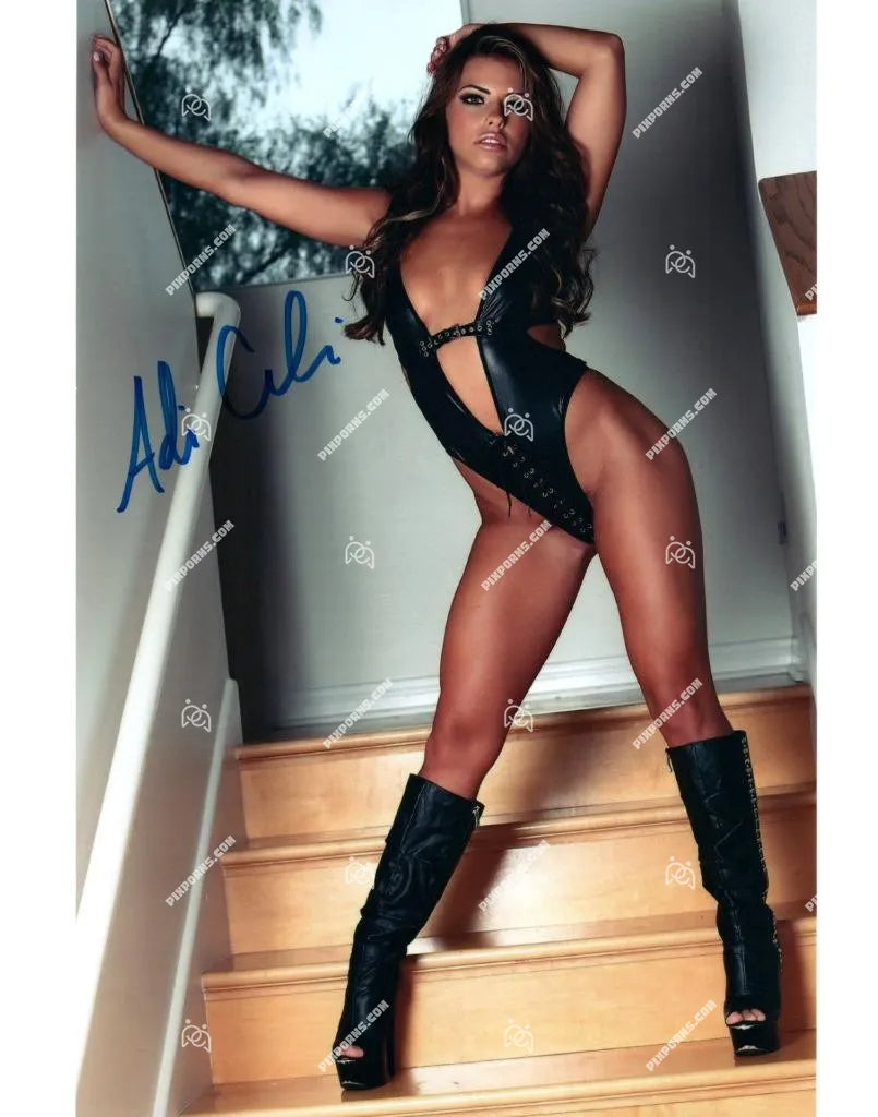 Adriana Chechik autographed portrait print – Pose 241 digital download and signed canvas