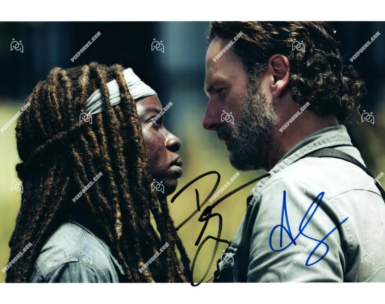 Andrew Lincoln autographed landscape art print – Pose 234 digital download and signed canvas