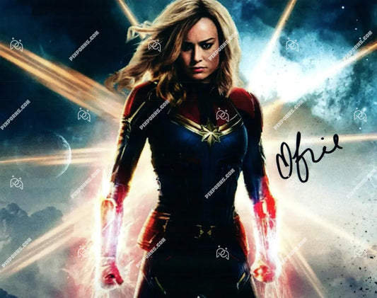 Brie Larson autographed landscape print – Pose 259 digital download and signed canvas