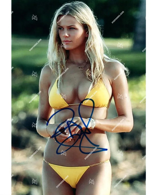 Brooklyn Decker autographed portrait print – Pose 284 digital download and signed canvas