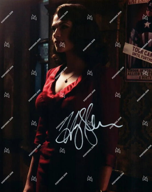 Hayley Atwell autographed portrait print – Pose 262 digital download and signed canvas