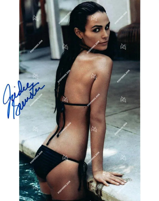 Jordana Brewster autographed portrait artwork – Pose 298 digital download and signed canvas