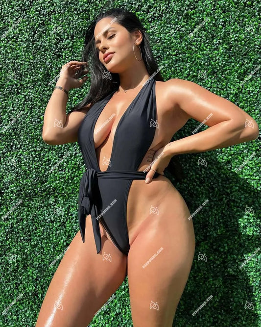 Katya Elise Henry sexy model canvas print photo wall art – Pose 10