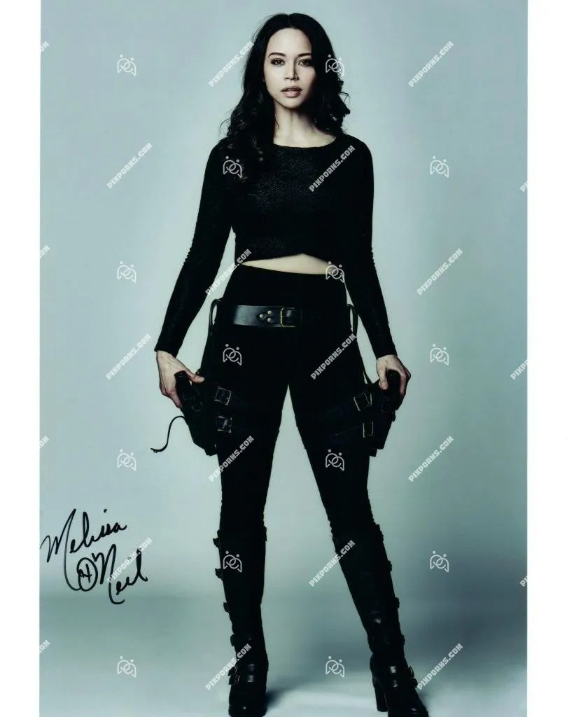 Melissa O’Neil autographed portrait print – Pose 245 digital download and signed canvas