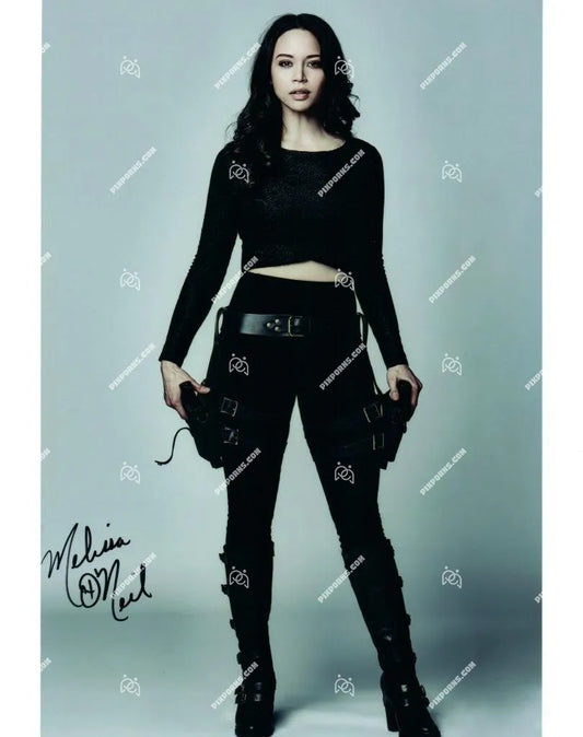 Melissa O’Neil autographed portrait print – Pose 245 digital download and signed canvas