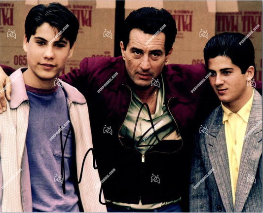 Robert De Niro autographed landscape print – Pose 254 digital download and signed canvas