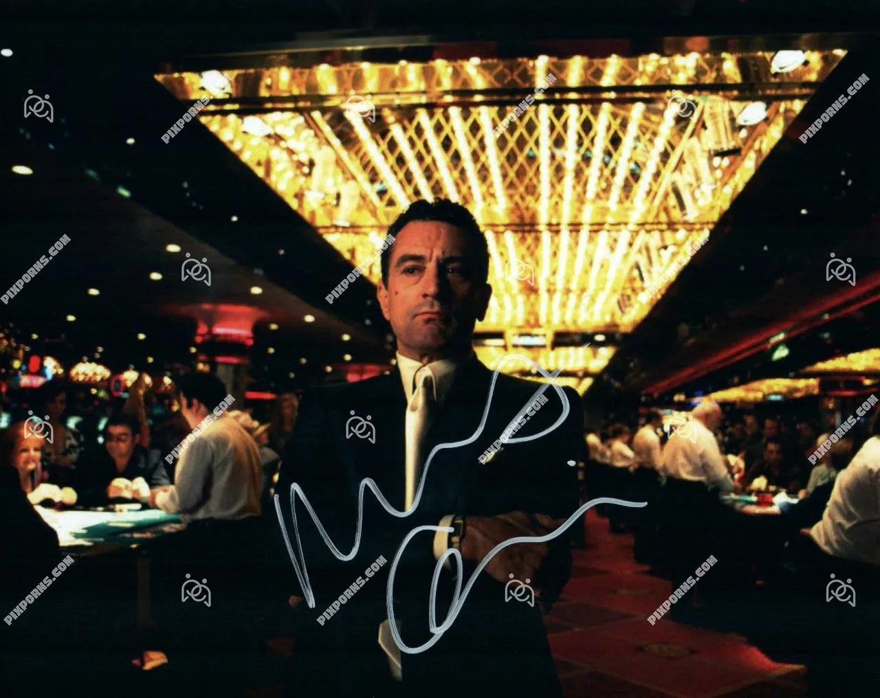 Robert De Niro autographed landscape print – Pose 255 digital download and signed canvas